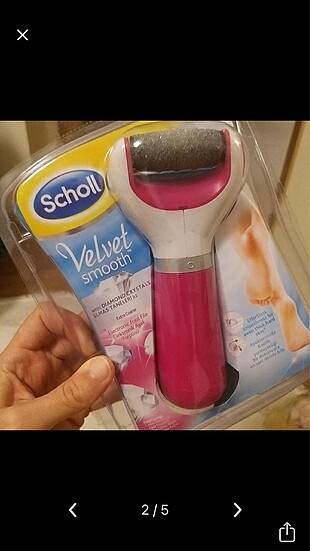 Scholl velvet smooth sıfır kutusunda törpü