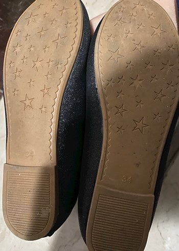 Kız Çocuk Siyah Fiyonk Detaylı Babet Ayakkabı - Görsel 4