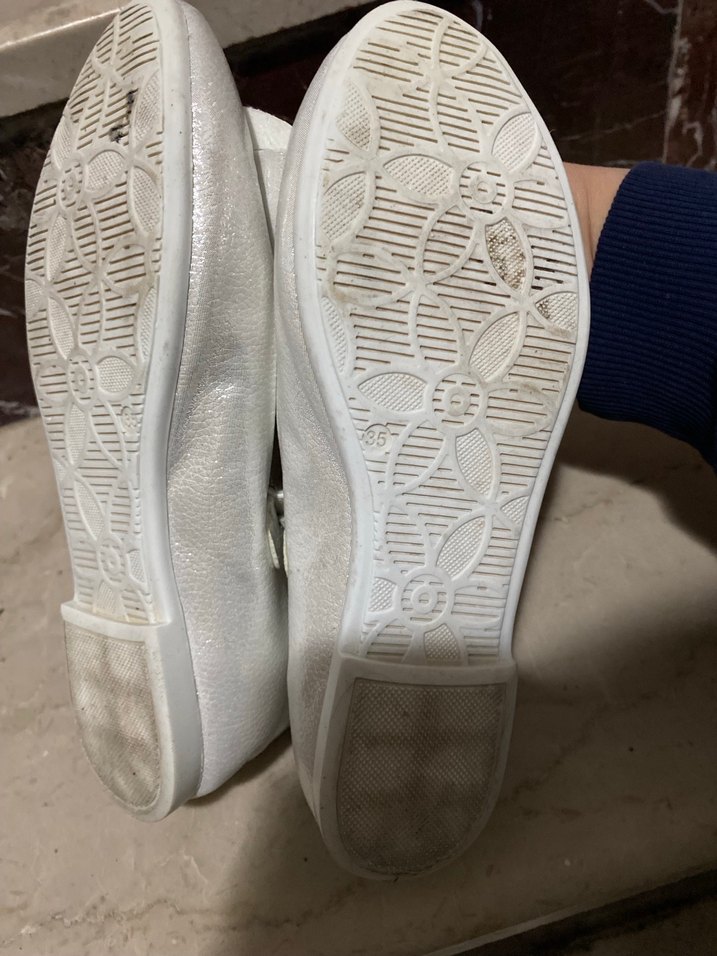 Beyaz Fiyonk Detaylı Kız Çocuk Babet - Görsel 5