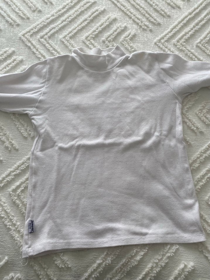 Beyaz Uzun Kollu Çocuk boşu - Görsel 4