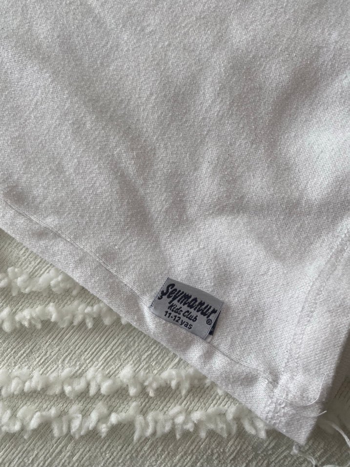 Beyaz Uzun Kollu Çocuk boşu - Görsel 5