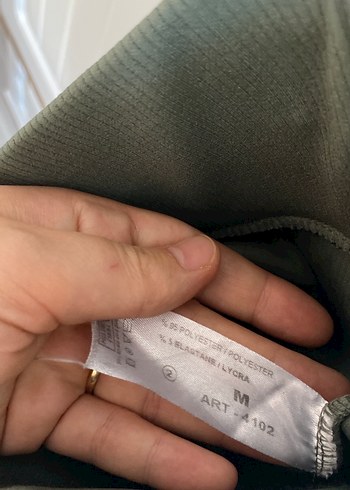 Gri-Yeşil Midi Spor Tayt - Görsel 5