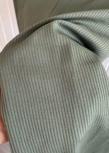 Gri-Yeşil Midi Spor Tayt - Görsel 4