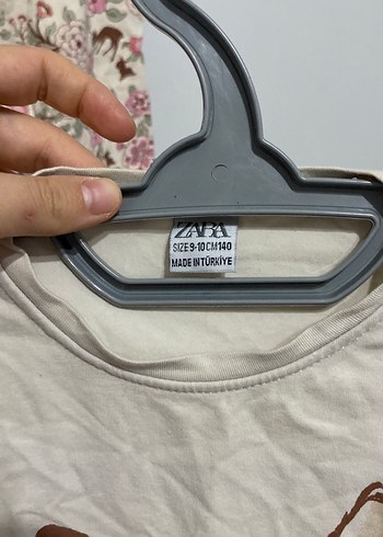 Kızlar için Bohem Stil Baskılı Pamuk şort tişört takım - Görsel 2