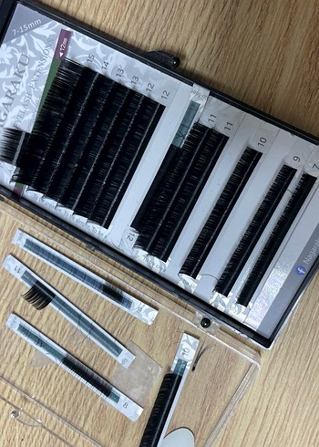 17paket Karışık İpek Kirpikler Farklı Markalar Farklı Boyutlarda - Görsel 7