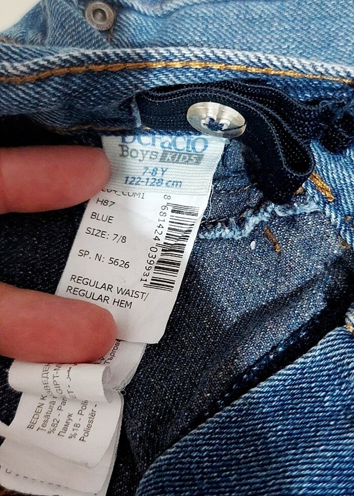 Defacto erkek çocuk kot pantolon  - Görsel 3