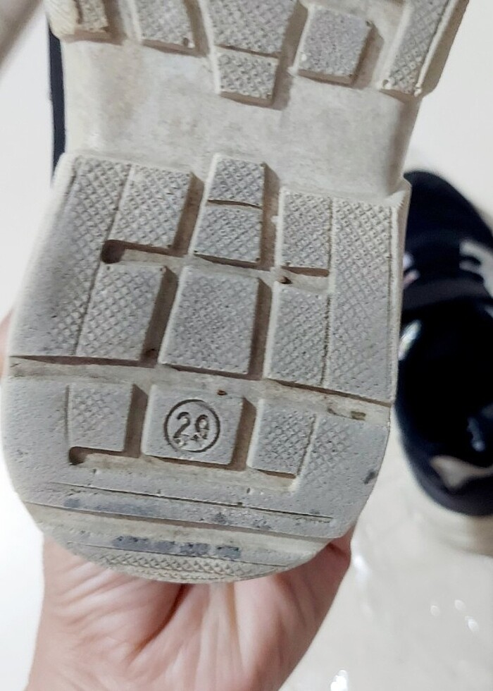 Kız çocuk siyah spor ayakkabı  - Görsel 3