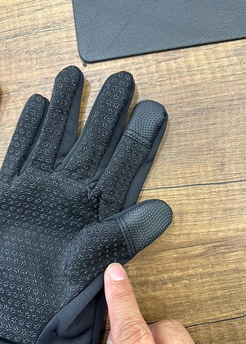 Gri Baskılı Erkek Kayak Eldiveni - Görsel 8