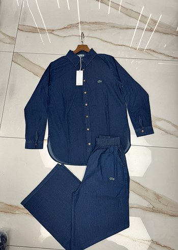 Lacivert Erkek Denim Gömlek Uzun Kollu - Görsel 3