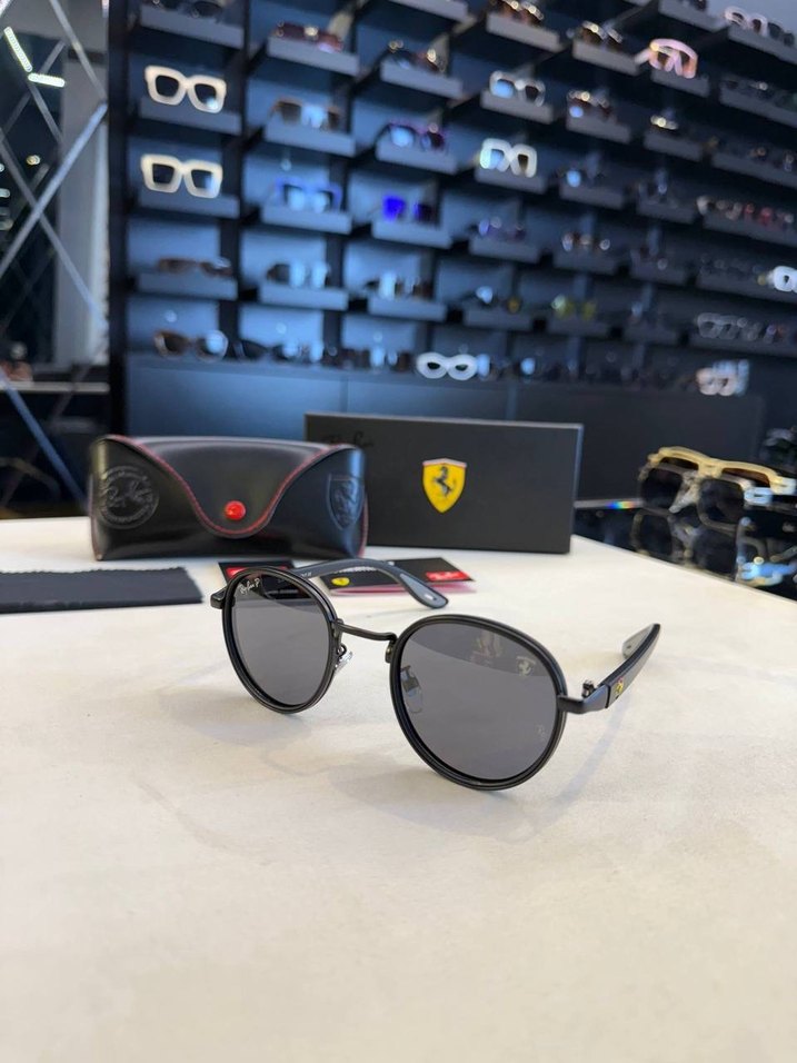 Erkek Kahverengi Klasik Ferrari Güneş Gözlüğü - Görsel 2