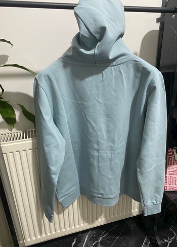 Gri Kapüşonlu Erkek Sweatshirt - Görsel 3