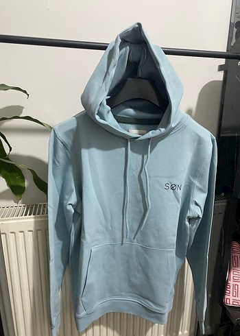 Gri Kapüşonlu Erkek Sweatshirt - Görsel 4