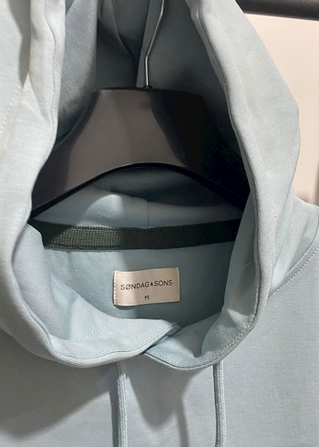 Gri Kapüşonlu Erkek Sweatshirt - Görsel 9