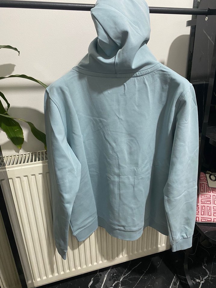 Gri Kapüşonlu Erkek Sweatshirt - Görsel 3