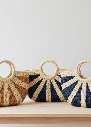 Püsküllü Bohem Örgü Kadın Çanta - Görsel 10