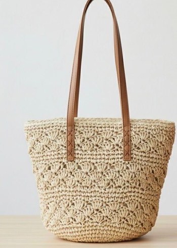 Püsküllü Bohem Örgü Kadın Çanta - Görsel 17