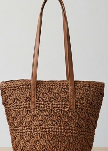 Püsküllü Bohem Örgü Kadın Çanta - Görsel 18