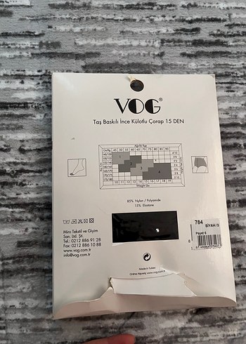 Taş Baskılı İnce Siyah Külotlu Çorap - Görsel 2