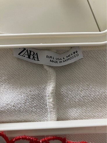 l Beden beyaz Renk Zara sweatshirt