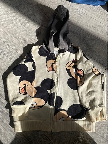 18-24 Ay Beden çeşitli Renk İkili fermuarlı sweatshirt