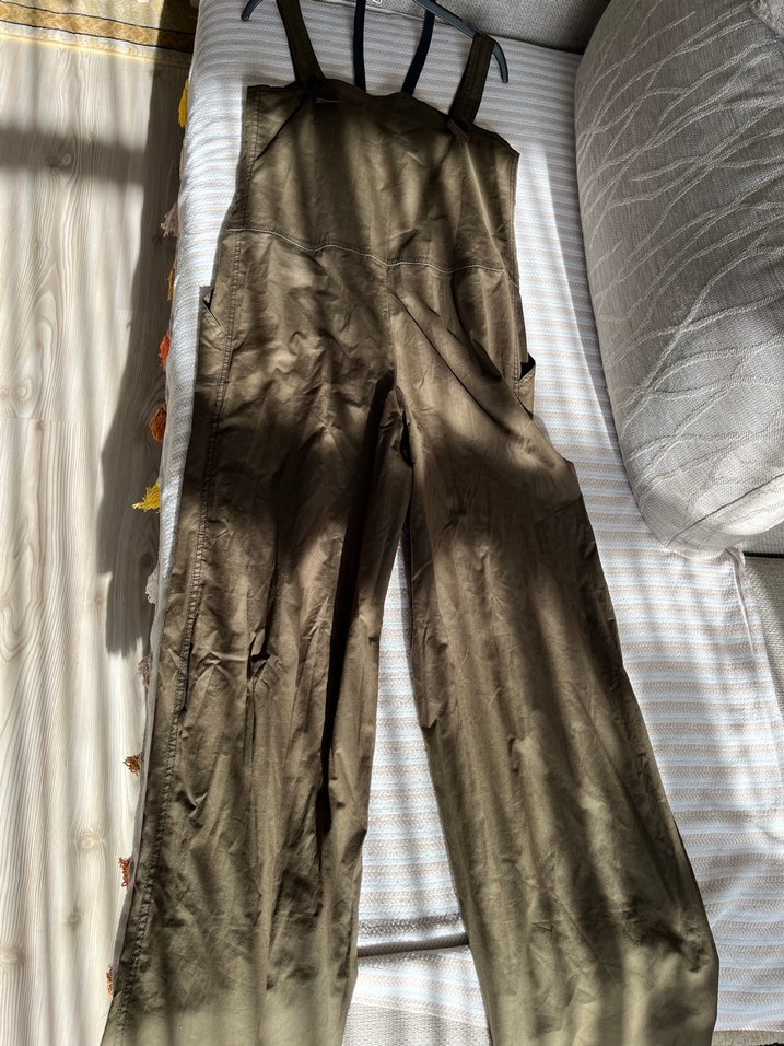 Haki Caraclan Tasarım Fermuarlı Tulum - Görsel 3