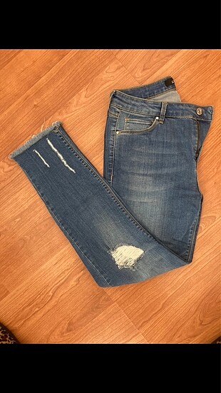 Yırtık pantolon jean pantolon kot pantolon mom jean