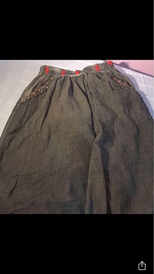 Hippi yırtmaçlı pantolon
