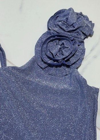 Dagi çiçekli simli mayo - Görsel 4