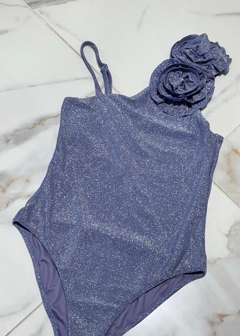 Dagi çiçekli simli mayo - Görsel 3