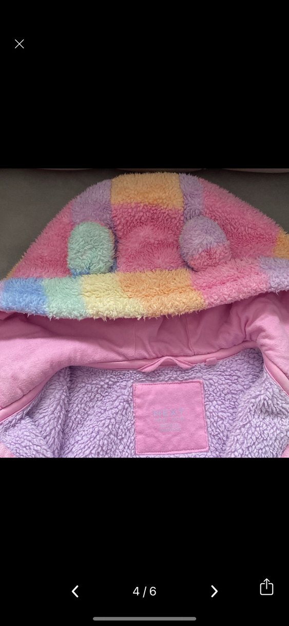 NeXT Gökkuşağı Borg Polar Mont -Ceket - Görsel 4