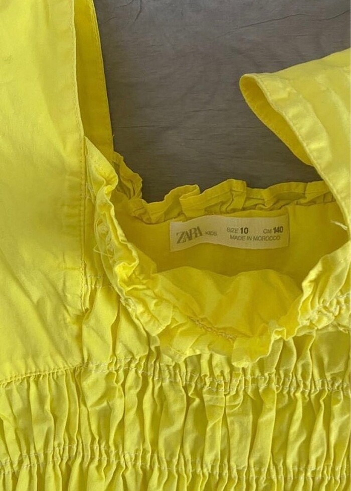 Zara Poplin Elbise - Görsel 4