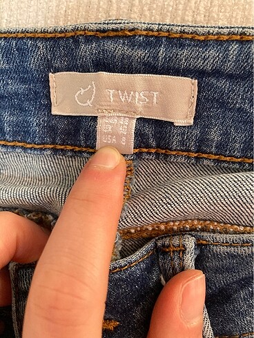 Twist Düşük bel Twist jean