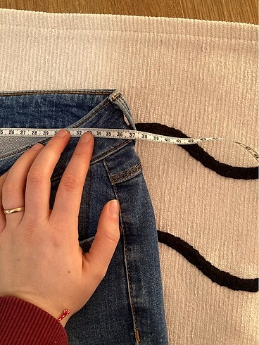 m Beden Düşük bel Twist jean
