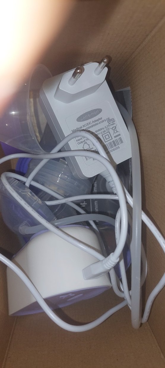 Lansinoh Kompakt Tekli Elektrikli Göğüs Pompası Mor - Görsel 2