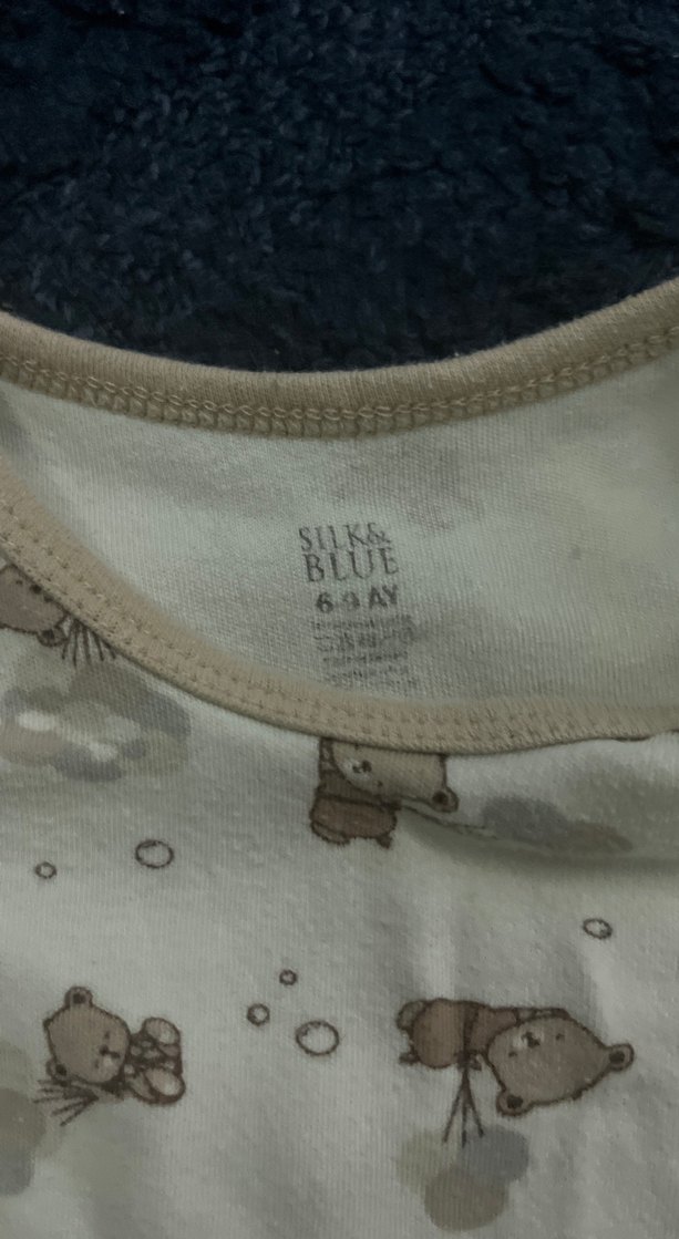 Uzun Kollu Örgü Bebek Kız Body - Görsel 3