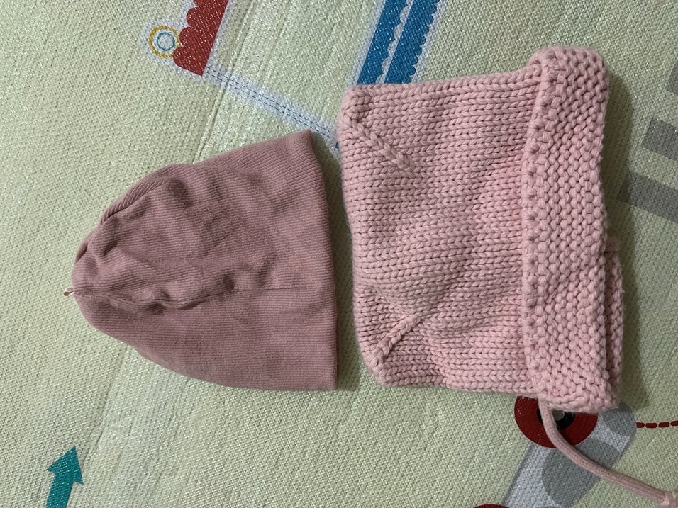 Pembe Örme Askılı Bebek Kız Takımı - Görsel 3