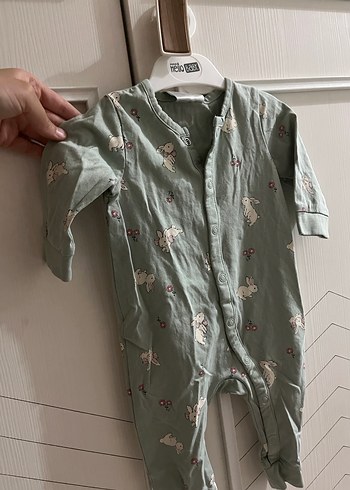 Düğmeli Bebek Tulum, Uzun Kollu, Pamuklu - Görsel 2