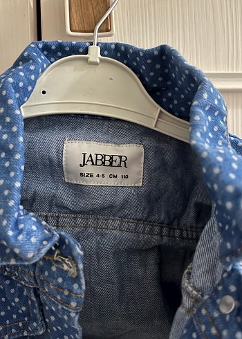 Kız Çocuk Lacivert Nakışlı Kot Ceket - Görsel 2