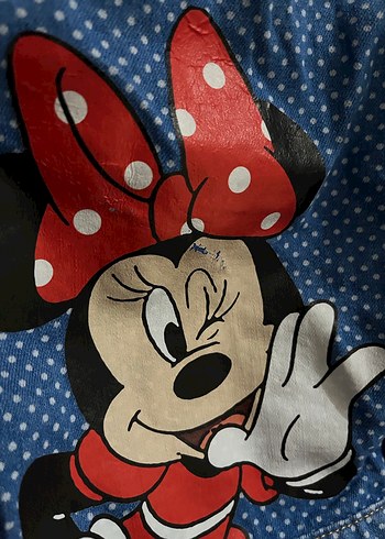 Kız Çocuk Lacivert Nakışlı Kot Ceket - Görsel 4