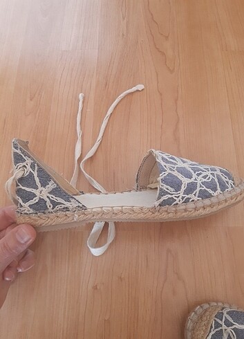 36 Beden mavi Renk Defacto çarık sandalet