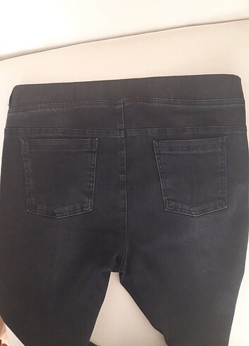 xl Beden Beli lastikli kot pantolon