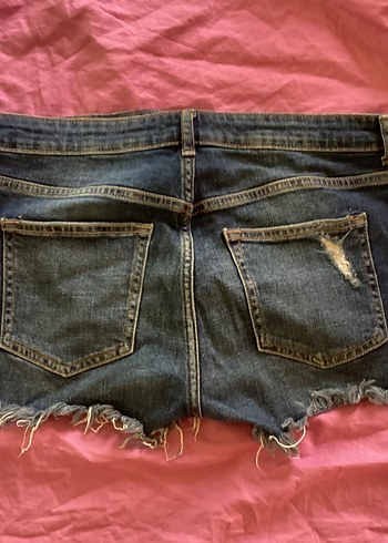 38 Beden h&m düşük bel kot şort