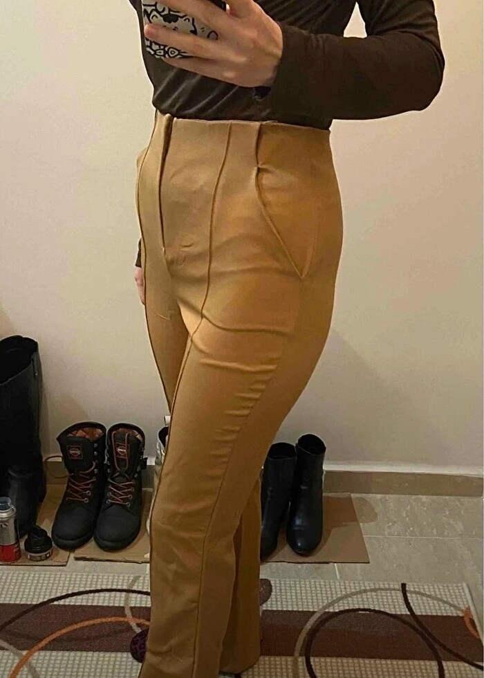 Yüksek bel pantolon - Görsel 4