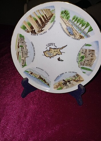 Kıbrıs duvar tabağı
