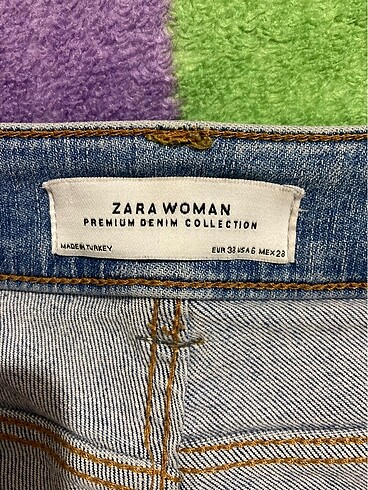 Zara Zara kot pantolon yüksek bel