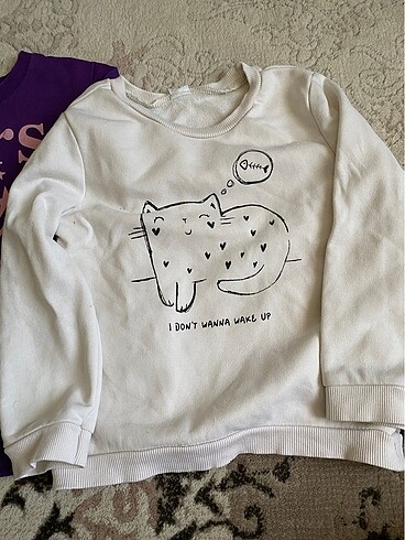 24-36 Ay Beden Kız Çocuk Sweatshirt