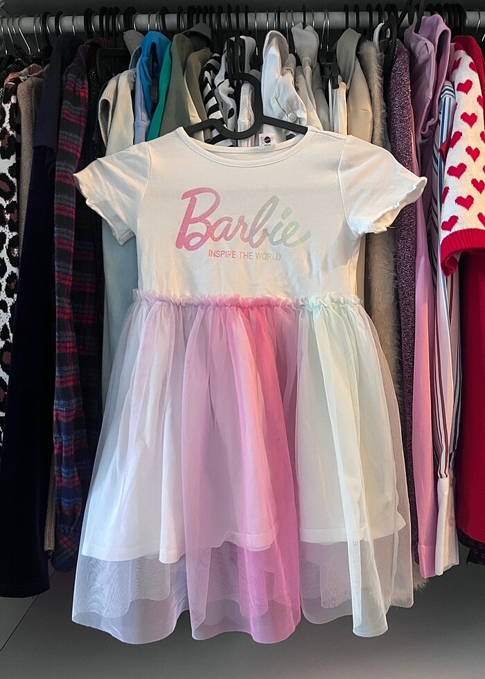 Barbie tüllü elbise - Görsel 2