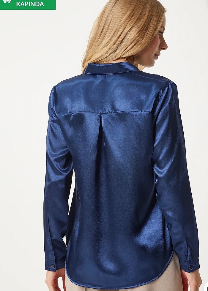 Saten gömlek - Görsel 2
