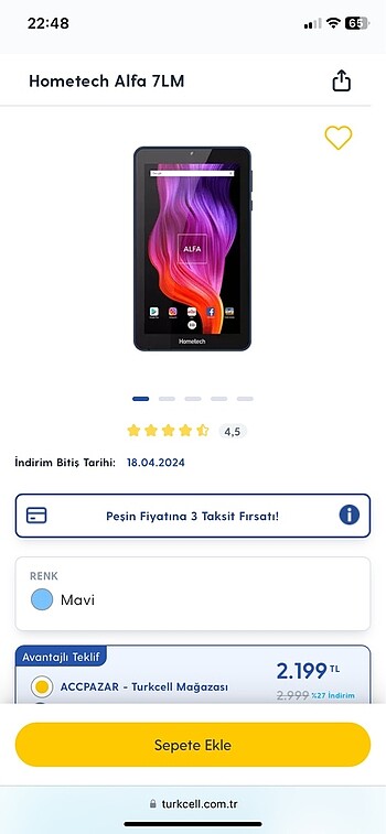 Hometech tablet