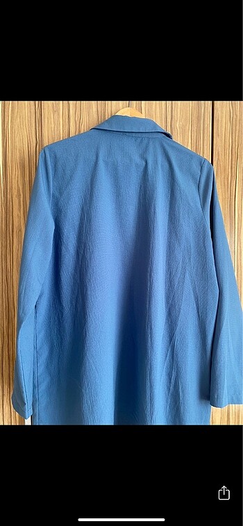 Diğer İndigo mavisi gömlek tunik